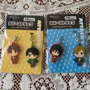 Shingeki no Kyojin/Attack on Titan Phone Charm set